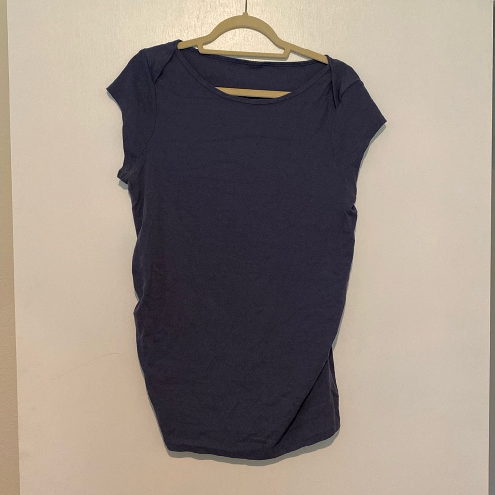 Maternity Modern Boatneck Top
